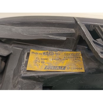 Recambio de faro derecho para fiat doblo i cargo 1.3 jtd sx furgón referencia OEM IAM 51755054  