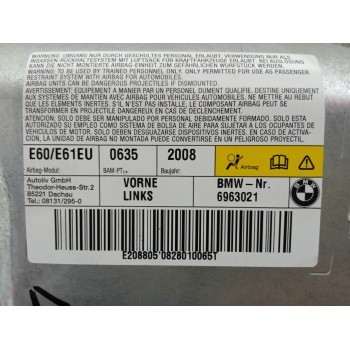 Recambio de airbag lateral izquierdo para bmw serie 5 berlina (e60) 525d referencia OEM IAM 6963021 601190501C 601190401F