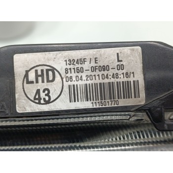 Recambio de faro izquierdo para toyota verso active referencia OEM IAM 811500F09000  