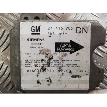 Recambio de centralita airbag para opel astra g berlina club referencia OEM IAM 24416705 5WK42979 