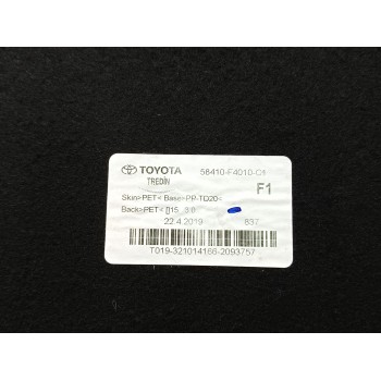 Recambio de alfombra maletero para toyota c-hr hybrid active referencia OEM IAM 58410F4010  