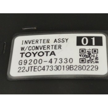 Recambio de inversor para toyota c-hr hybrid active referencia OEM IAM G920047330  