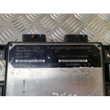 Recambio de centralita motor uce para peugeot 206 berlina xn referencia OEM IAM 9639587680 9640899880 R04080015F