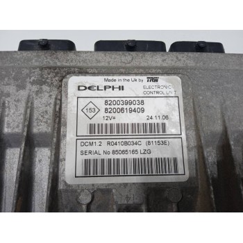 Recambio de centralita motor uce para renault grand modus authentique referencia OEM IAM 8200399038  