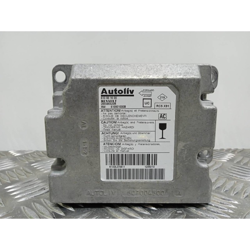 Recambio de centralita airbag para renault laguna iii celsium referencia OEM IAM 285586520R 610901600 