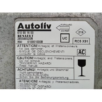 Recambio de centralita airbag para renault laguna iii celsium referencia OEM IAM 285586520R 610901600 