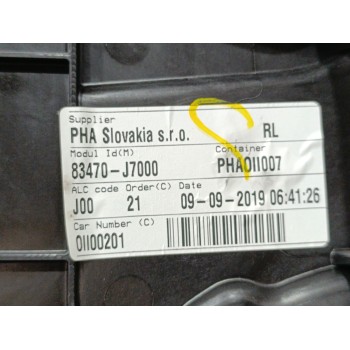 Recambio de elevalunas trasero izquierdo para kia ceed sportswagon tech referencia OEM IAM 83470J7000  