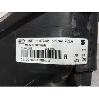 Recambio de faro antiniebla derecho para seat ibiza (6j5) reference referencia OEM IAM 6J9941702A 1NE01107702 