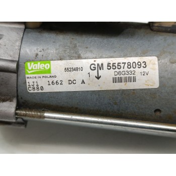 Recambio de motor arranque para opel corsa d essentia referencia OEM IAM 55578093  