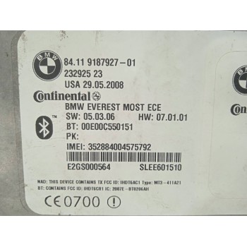 Recambio de modulo electronico para bmw serie 5 berlina (e60) 530d referencia OEM IAM 84119187927 9187927 23292523