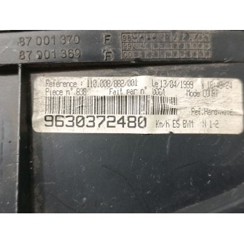 Recambio de cuadro instrumentos para peugeot 406 berlina (s1/s2) sl referencia OEM IAM 9630372480  