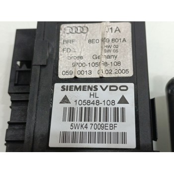 Recambio de elevalunas trasero izquierdo para audi a4 avant (8e) 2.0 tdi referencia OEM IAM 8E0959801A  