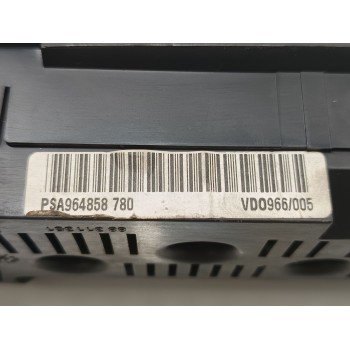 Recambio de cuadro instrumentos para citroën xsara picasso 1.6 hdi 110 exclusive referencia OEM IAM 9648585780  