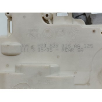Recambio de cerradura puerta trasera derecha para audi a4 avant (8e) 2.0 tdi referencia OEM IAM 8E0839016AA  