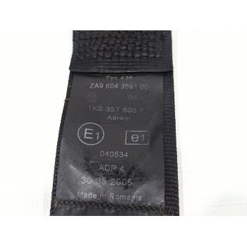 Recambio de cinturon seguridad trasero derecho para volkswagen golf v berlina (1k1) highline referencia OEM IAM 1K6857806F  