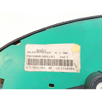 Recambio de cuadro instrumentos para peugeot 206 berlina e-music referencia OEM IAM 9645096080  