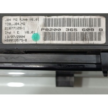 Recambio de cuadro instrumentos para renault scenic ii authentique referencia OEM IAM P8200365608B  