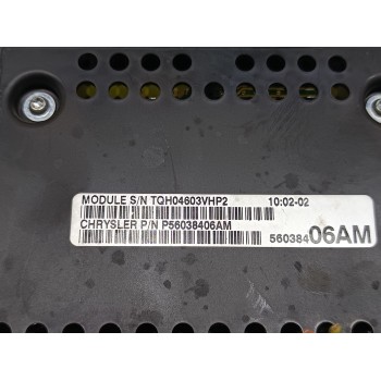 Recambio de caja reles / fusibles para jeep gr.cherokee (wj/wg) 3.1 td laredo referencia OEM IAM P56038406AM  