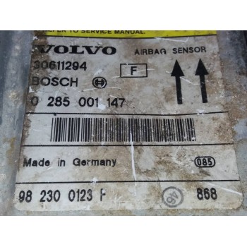 Recambio de centralita airbag para volvo s40 berlina 1.9 d referencia OEM IAM 30611294 0285001147 