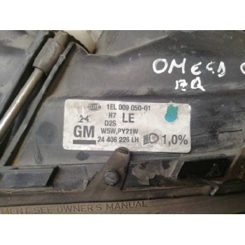 Recambio de faro izquierdo para opel omega b design edition berlina referencia OEM IAM 1EL00905001 24406226LH 