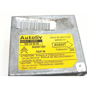 Recambio de centralita airbag para citroën xsara berlina 1.9 td sx referencia OEM IAM 9633621380 550535300  