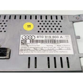 Recambio de pantalla multifuncion para audi a4 ber. (b8) básico referencia OEM IAM 8T0919603A  