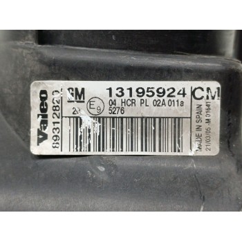 Recambio de faro derecho para opel combo (corsa c) familiar referencia OEM IAM 13195924  
