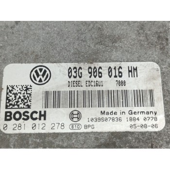 Recambio de centralita motor uce para seat altea (5p1) sport referencia OEM IAM 0281012278  