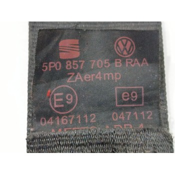 Recambio de cinturon seguridad delantero izquierdo para seat altea (5p1) sport referencia OEM IAM 5P0857705B  
