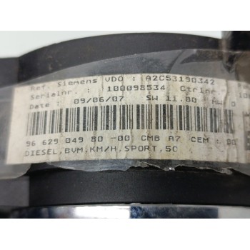 Recambio de cuadro instrumentos para peugeot 207 confort referencia OEM IAM 9662904980  