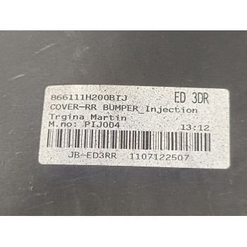 Recambio de paragolpes trasero para kia pro_cee´d active referencia OEM IAM 866101H200  