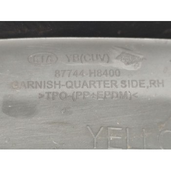 Recambio de aletin trasero derecho para kia stonic (ybcuv) concept referencia OEM IAM 87742H8400  