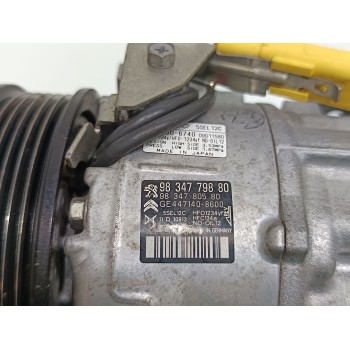 Recambio de compresor aire acondicionado para opel crossland x opel 2020 referencia OEM IAM 9834779880  