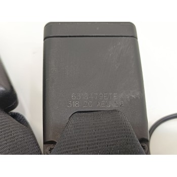 Recambio de enganche cinturon trasero derecho para opel crossland x opel 2020 referencia OEM IAM 6318479ETE  