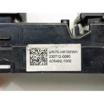 Recambio de mando elevalunas delantero izquierdo para kia stonic (ybcuv) concept referencia OEM IAM 93570H8100WK  