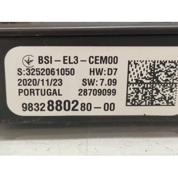 Recambio de caja reles / fusibles para opel crossland x opel 2020 referencia OEM IAM 9832880280  