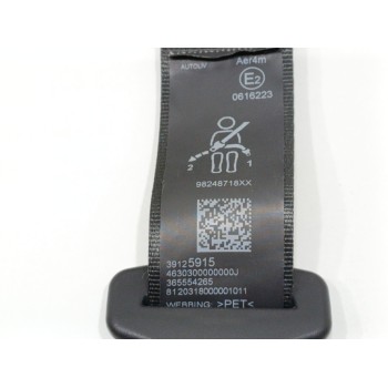Recambio de cinturon seguridad trasero central para opel crossland x opel 2020 referencia OEM IAM 98248718XX  