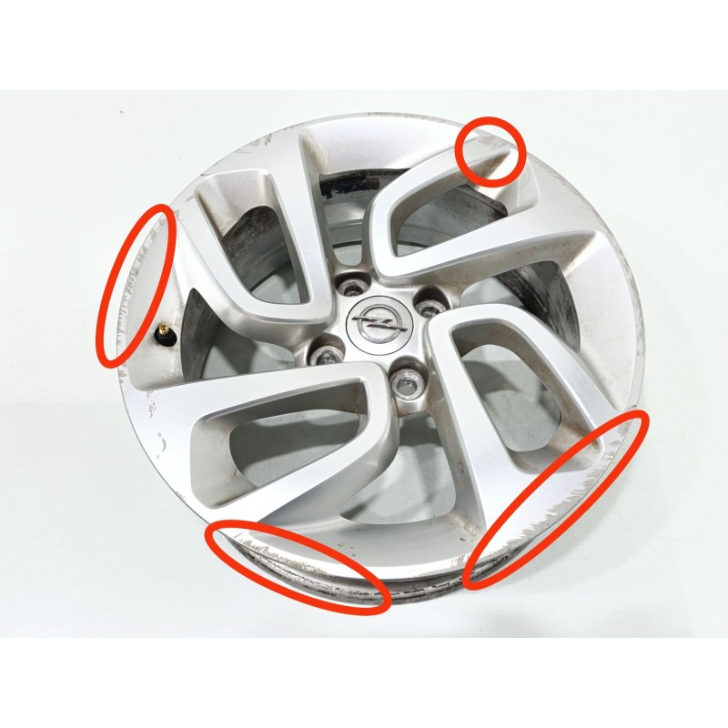 Recambio de llanta para opel crossland x opel 2020 referencia OEM IAM 39007897  