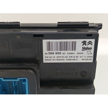 Recambio de modulo electronico para opel crossland x opel 2020 referencia OEM IAM 9836666580  