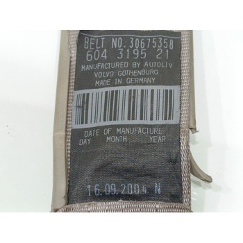 Recambio de cinturon seguridad trasero derecho para volvo xc90 d5 executive referencia OEM IAM 30675358  