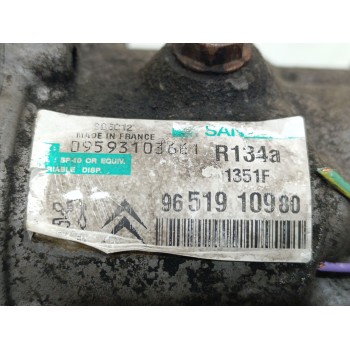 Recambio de compresor aire acondicionado para citroën c4 berlina collection referencia OEM IAM 9651910980  