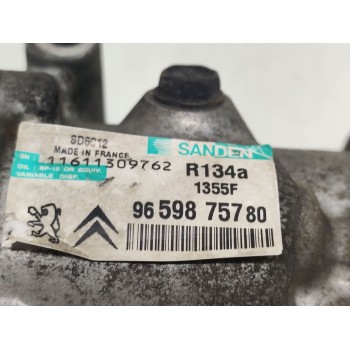 Recambio de compresor aire acondicionado para peugeot 307 berlina (s2) d-sign referencia OEM IAM 9659875780  