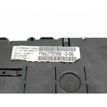 Recambio de cuadro instrumentos para citroën c4 picasso sx referencia OEM IAM P9663755980  