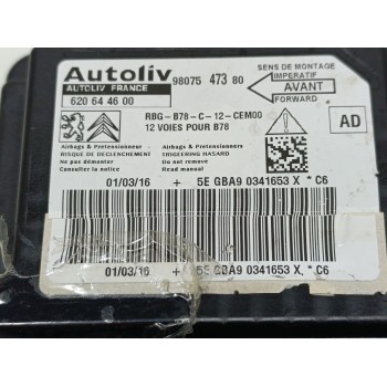 Recambio de centralita airbag para citroën c4 grand picasso feel referencia OEM IAM 9807547380  