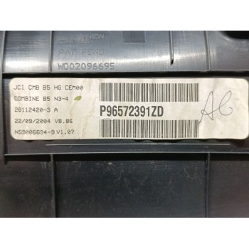 Recambio de cuadro instrumentos para citroën c4 berlina collection referencia OEM IAM P96572391ZD  