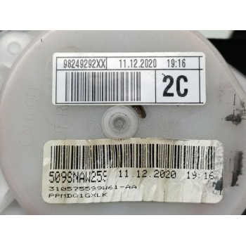 Recambio de cinturon seguridad trasero central para citroën c4 grand picasso feel referencia OEM IAM 98249292XX  