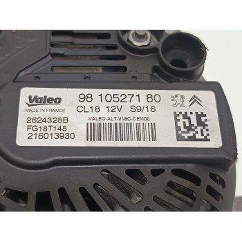 Recambio de alternador para citroën c4 grand picasso feel referencia OEM IAM 9810527180  