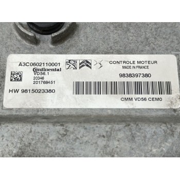 Recambio de centralita motor uce para citroën c4 grand picasso feel referencia OEM IAM 9838397380  