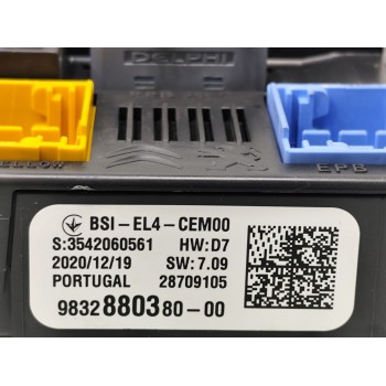 Recambio de caja reles / fusibles para citroën c4 grand picasso feel referencia OEM IAM 9832880380  