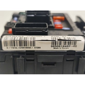 Recambio de caja reles / fusibles para citroën xsara picasso 1.6 hdi 90 exclusive referencia OEM IAM 9650618480  
